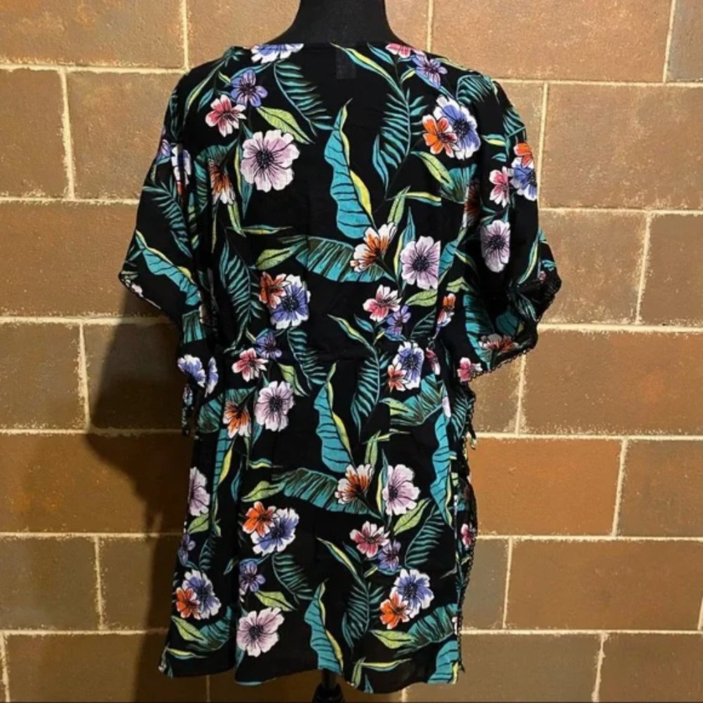 Old Navy Floral Swimsuit Beach Cover-Up Women’s XL - Picture 5 of 8